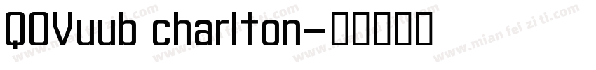 QOVuub charlton字体转换
